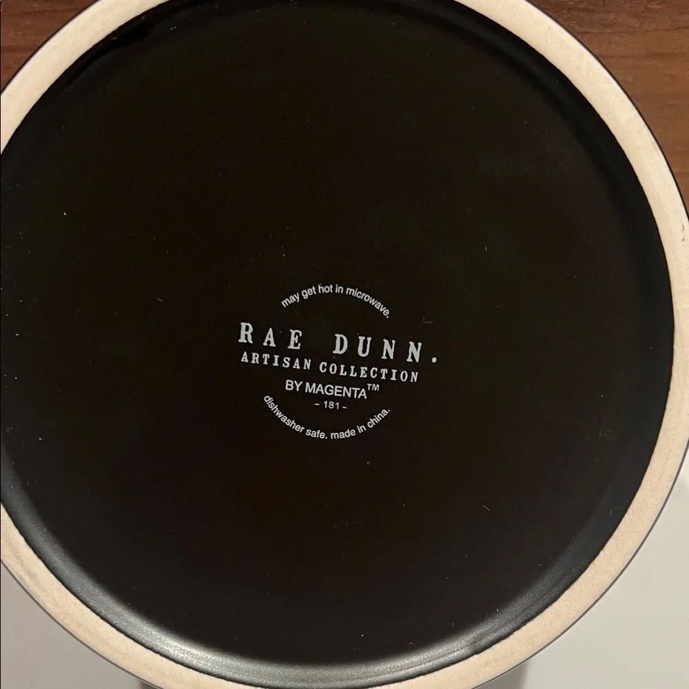 🔥‼️Rae Dunn Black & Orange BOO Pet Bowl‼️🔥